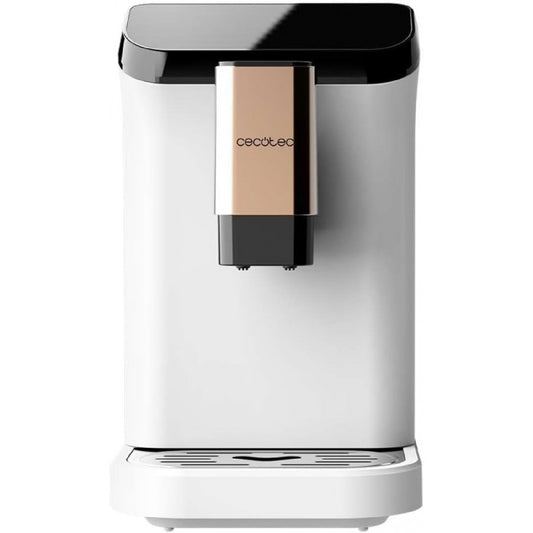 Cecotec Cafetera Superautomática Cremmaet Macchia White Rose. 1350 W, Thermoblock, Bomba De Presión De 19bars, Sistema Plug&play, Depósito De Café_0