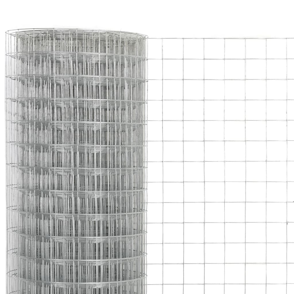 Alambrada De Gallinero Acero Galvanizado Plateada 25x1,5 M / Vetonek_2