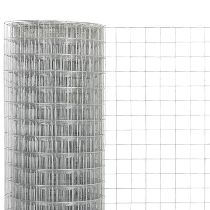 Alambrada De Gallinero Acero Galvanizado Plateada 25x1,5 M / Vetonek_2