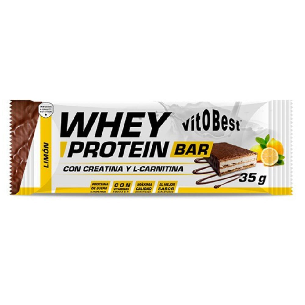 Whey Protein Bar 35 Gr Limón
