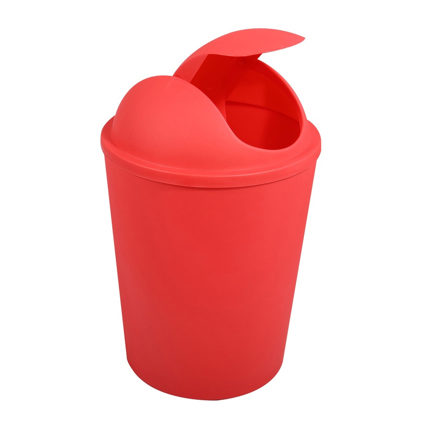 Cubo De Basura ako 5,5l  Con Tapa Abatible Roja