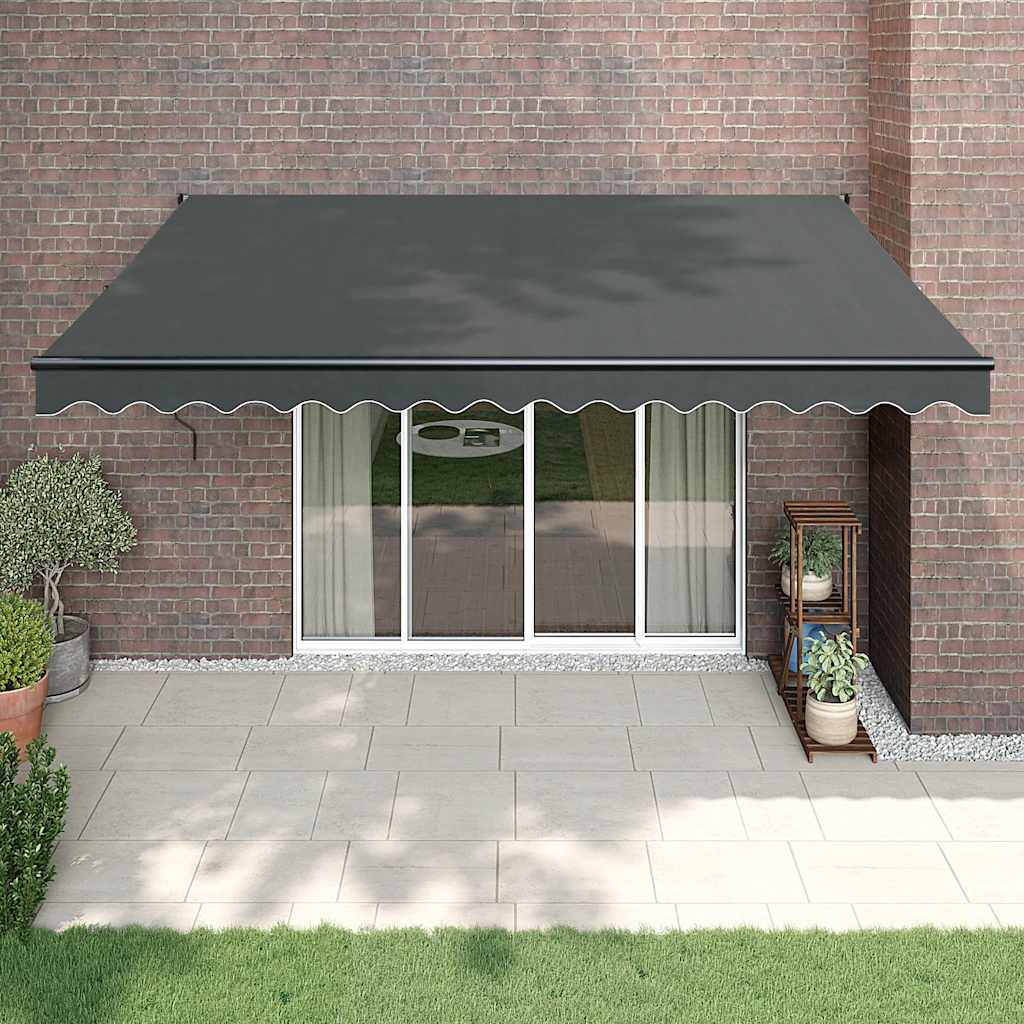 Toldo Retráctil Automático Gris Antracita 4x3 M_1