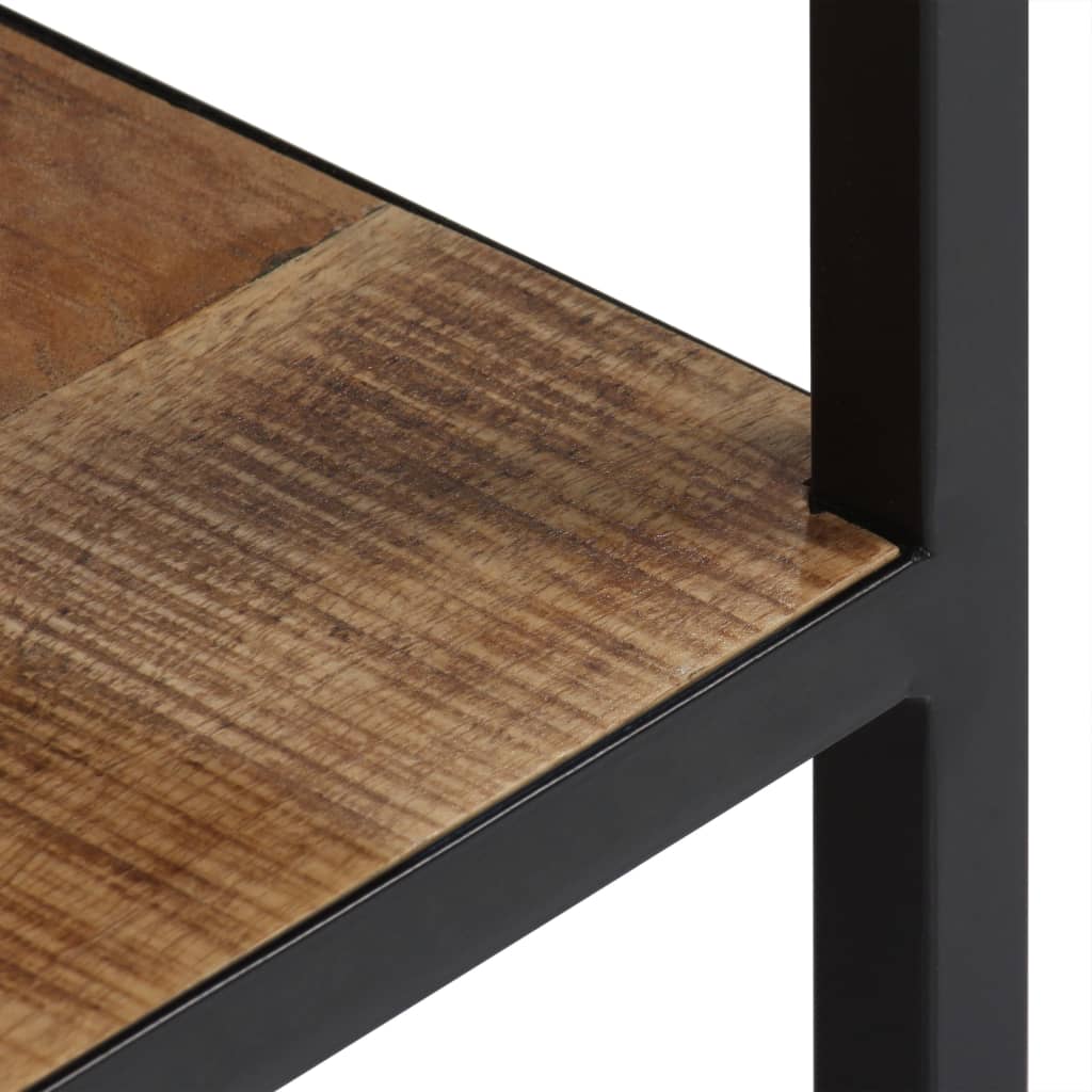 Mesita De Noche De Madera Maciza De Mango 40x30x50 Cm_3