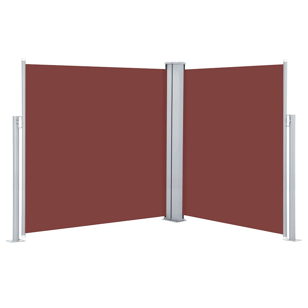Vidaxl Toldo Lateral Retráctil Marrón 170x600 Cm_0