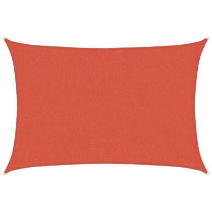 Vidaxl Toldo De Vela Hdpe Terracota 160 G/m² 2,5x3,5 M_0