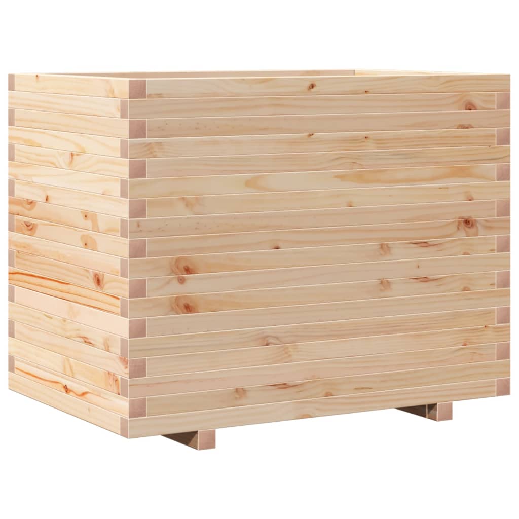 Jardinera Madera Maciza De Pino 90x60x72 Cm_0