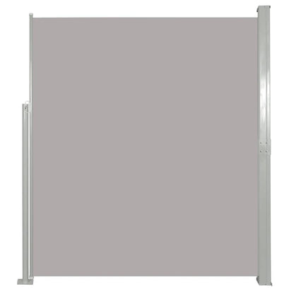 Vidaxl Toldo Lateral Retráctil De Jardín Gris 140x500 Cm_0
