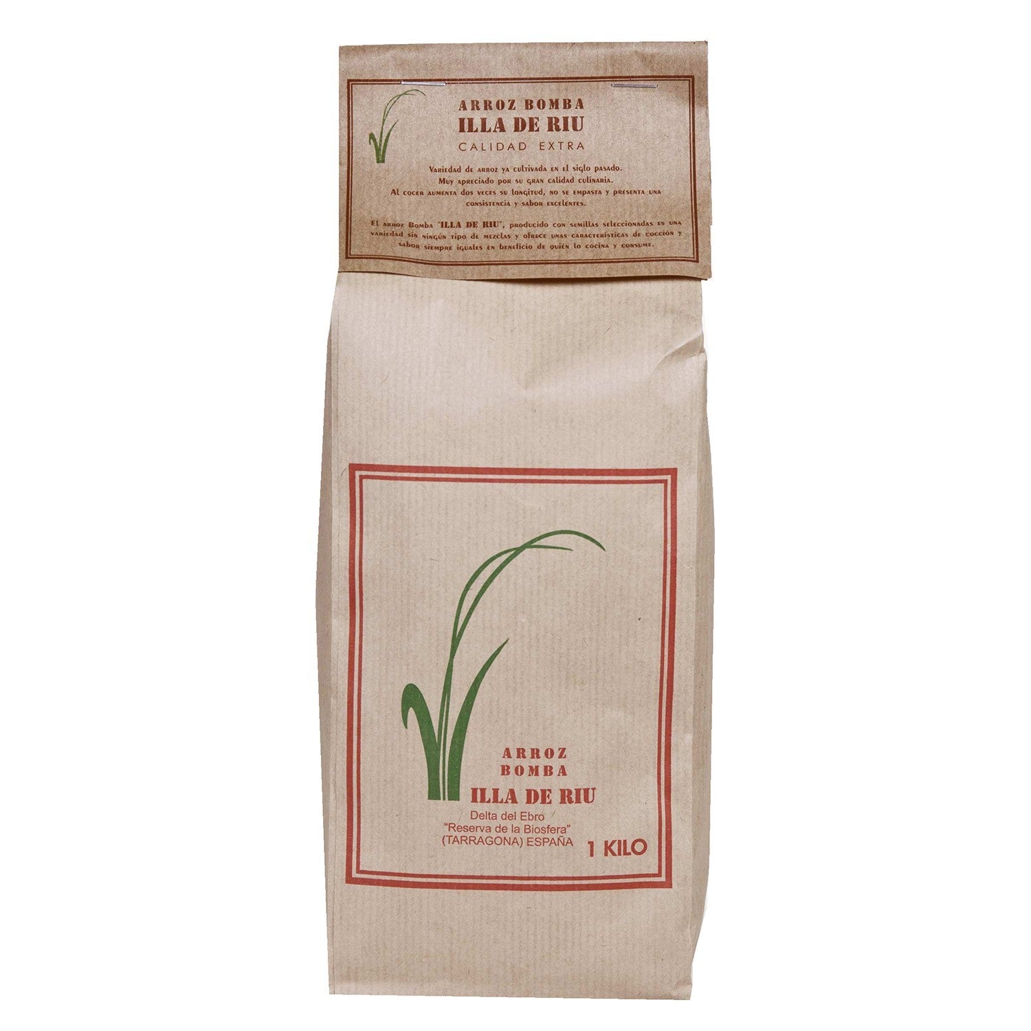Arroz Bomba Illa De Riu 1 Kg._0