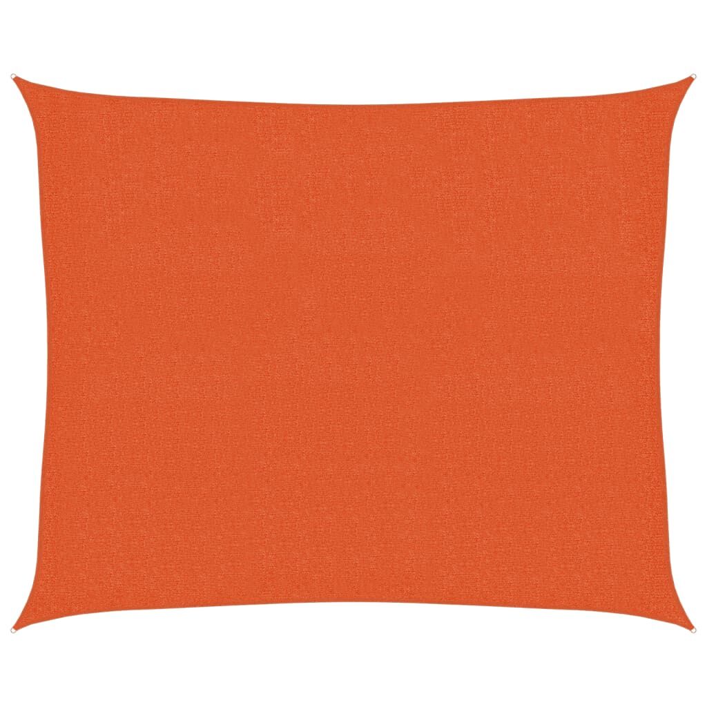 Vidaxl Toldo De Vela Naranja Hdpe 160 G/m² 2,5x3 M_0