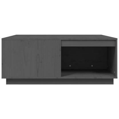 Mesa De Centro Madera Maciza De Pino Gris 100x101x40,5 Cm_4