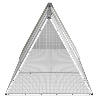 Vidaxl Jaula Para Conejos De Acero Galvanizado, Gris, 302,5 X 80,5 X 71 Cm_3