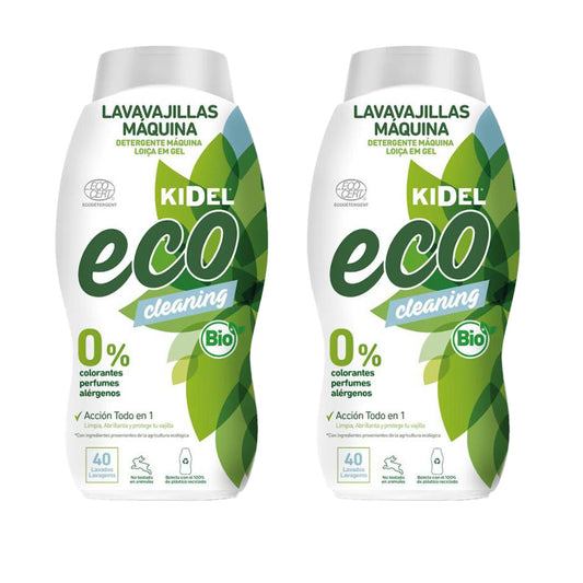 Pack 2x Kidel Lavavajillas Máquina Eco Mimidu 720 ml