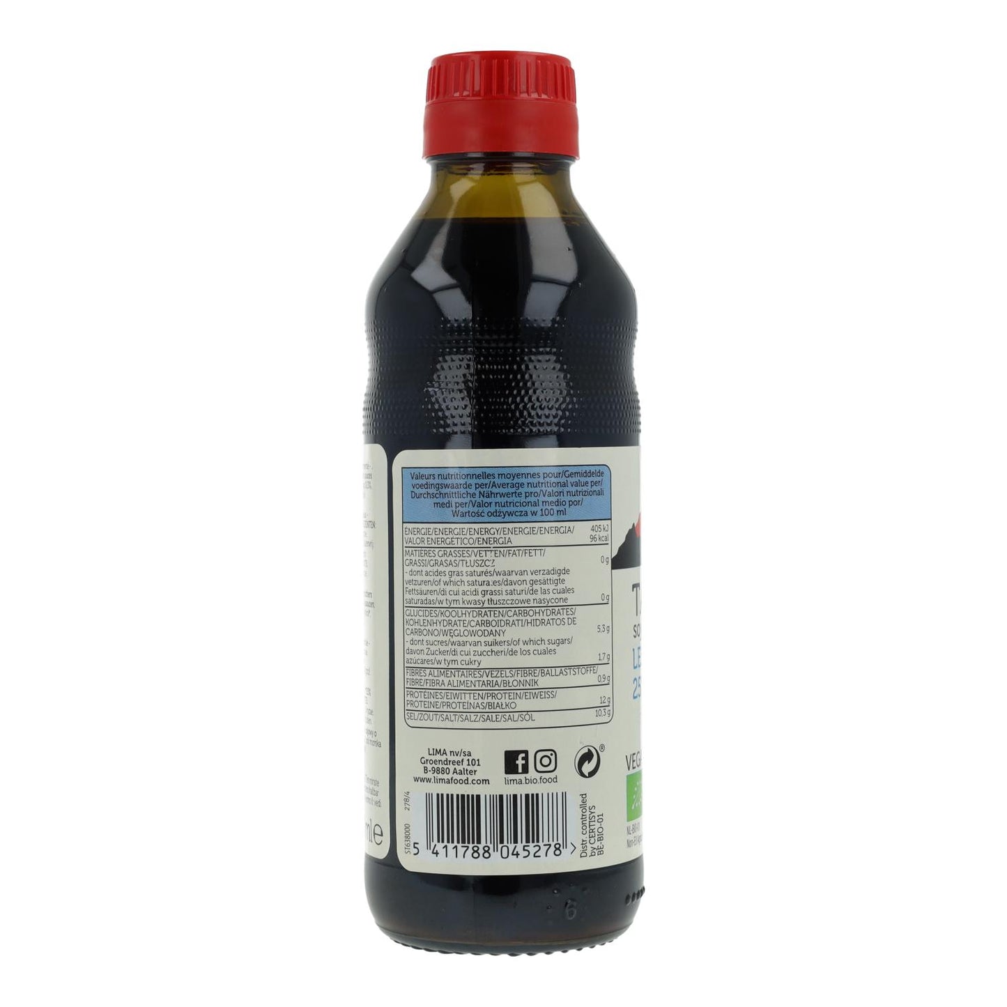 Tamari salsa de soja 25% menos de Sal ECO Lima 500 ml