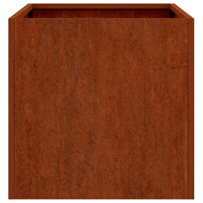 Jardinera De Acero Corten 62x30x29 Cm_5