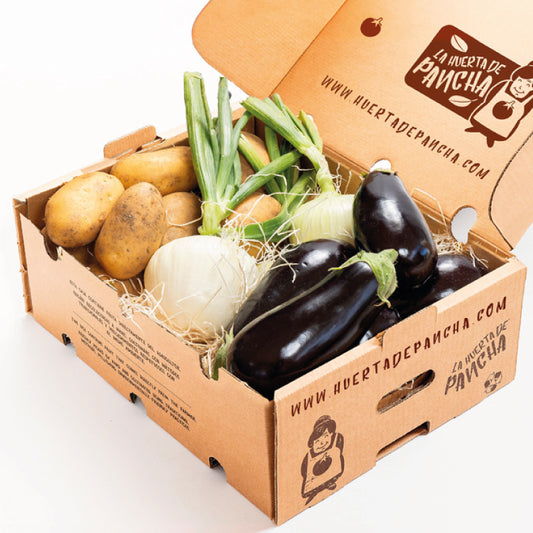 Cesta Patatas, Cebollas Y Berenjenas directas desde el campo 4 Kg_0