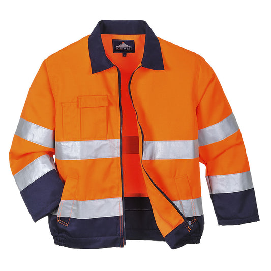 Cazadora Madrid Bicolor De Alta Visibilidad - Portwest / Xxxl / Naranja-marino_0