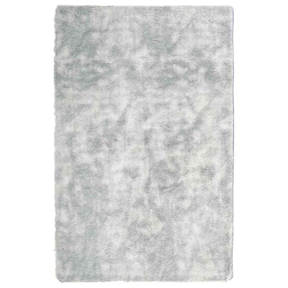 Vidaxl Alfombra De Pelo Largo Navarra Gris Plateado 130x200 Cm_0