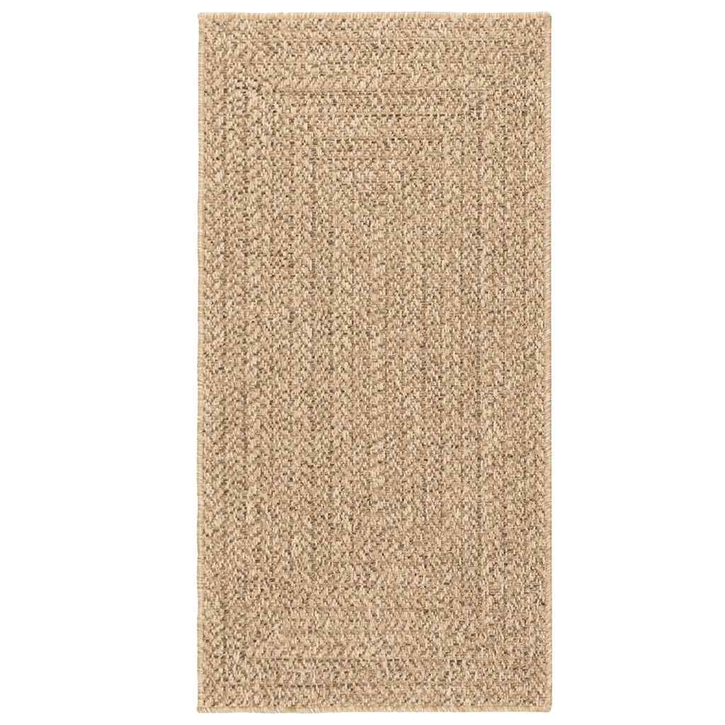 Vidaxl Alfombra Zizur Apariencia Yute Interior Exterior Beige 80x250cm_0