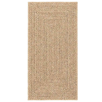 Vidaxl Alfombra Zizur Apariencia Yute Interior Exterior Beige 80x250cm_0
