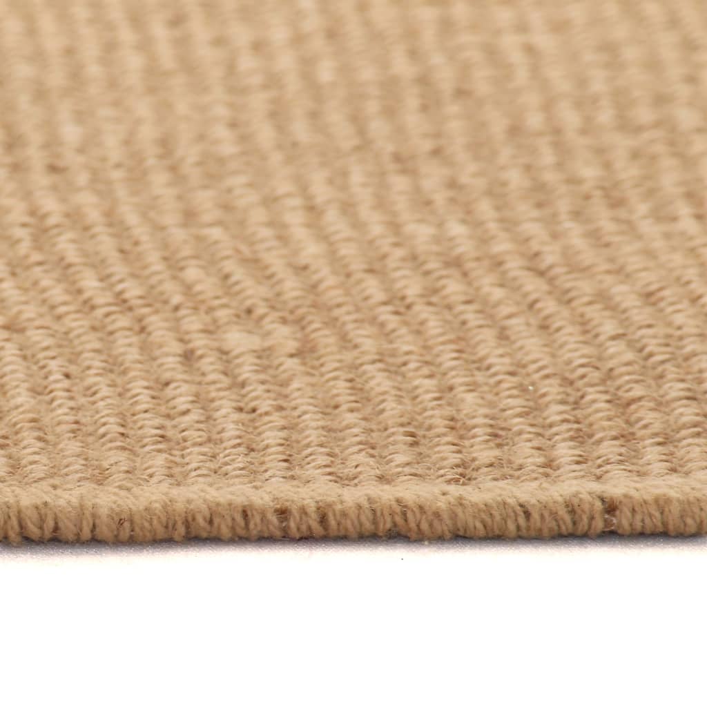 Alfombra De Yute Con Reverso De Latex Color Natural 160x230 Cm / Vetonek_1