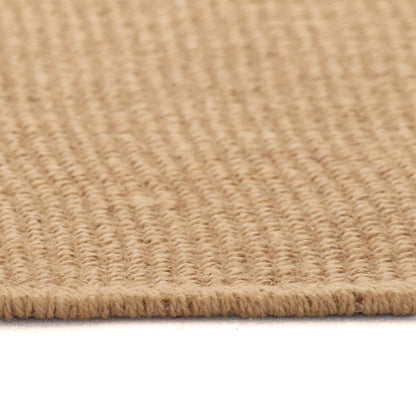 Alfombra De Yute Con Reverso De Latex Color Natural 160x230 Cm / Vetonek_1