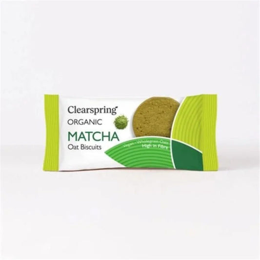 Galletas de Avena con Matcha Bio Clearspring 40 g
