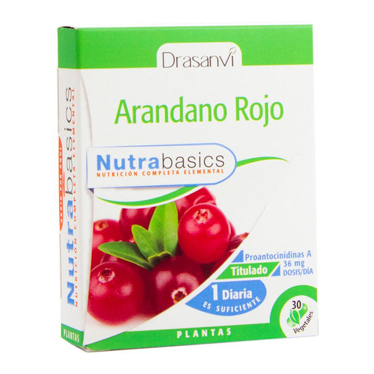 Arandano Rojo Nutrabasicos Drasanvi 30 cápsulas