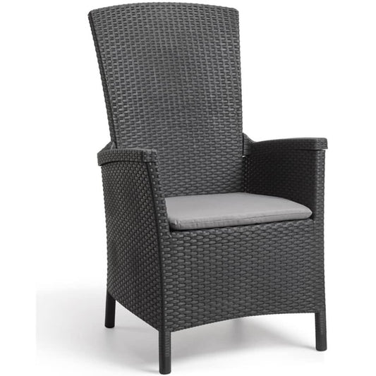 Keter Silla De Jardín Reclinable Vermont Grafito 238452_0