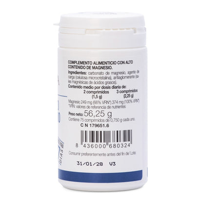 Carbonato de magnesio Ana Maria LaJusticia 75 comprimidos