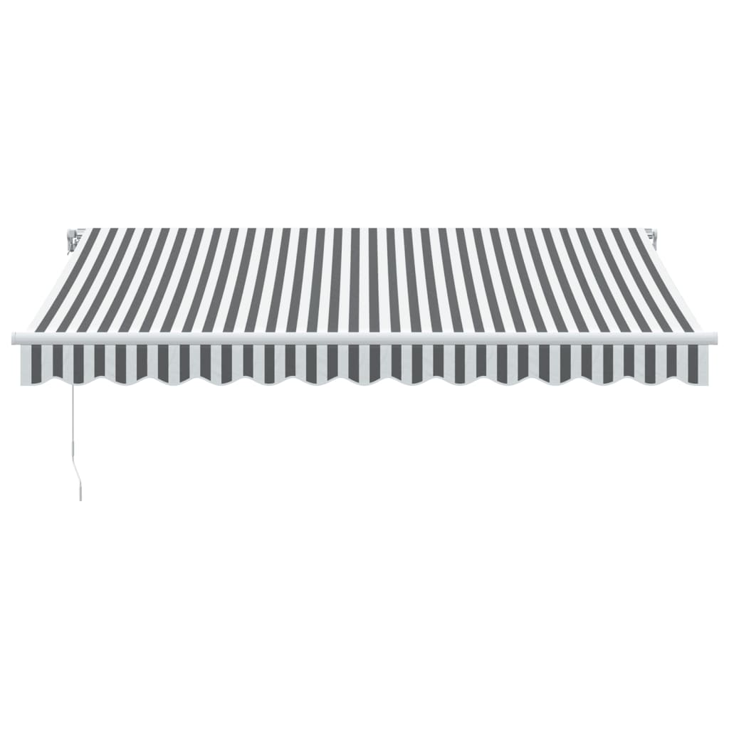 Toldo Retráctil Manual Con Led Antracita Y Blanco 350x250 Cm_3