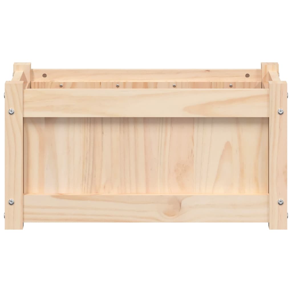 Jardinera De Madera Maciza De Pino 60x31x31 Cm_4