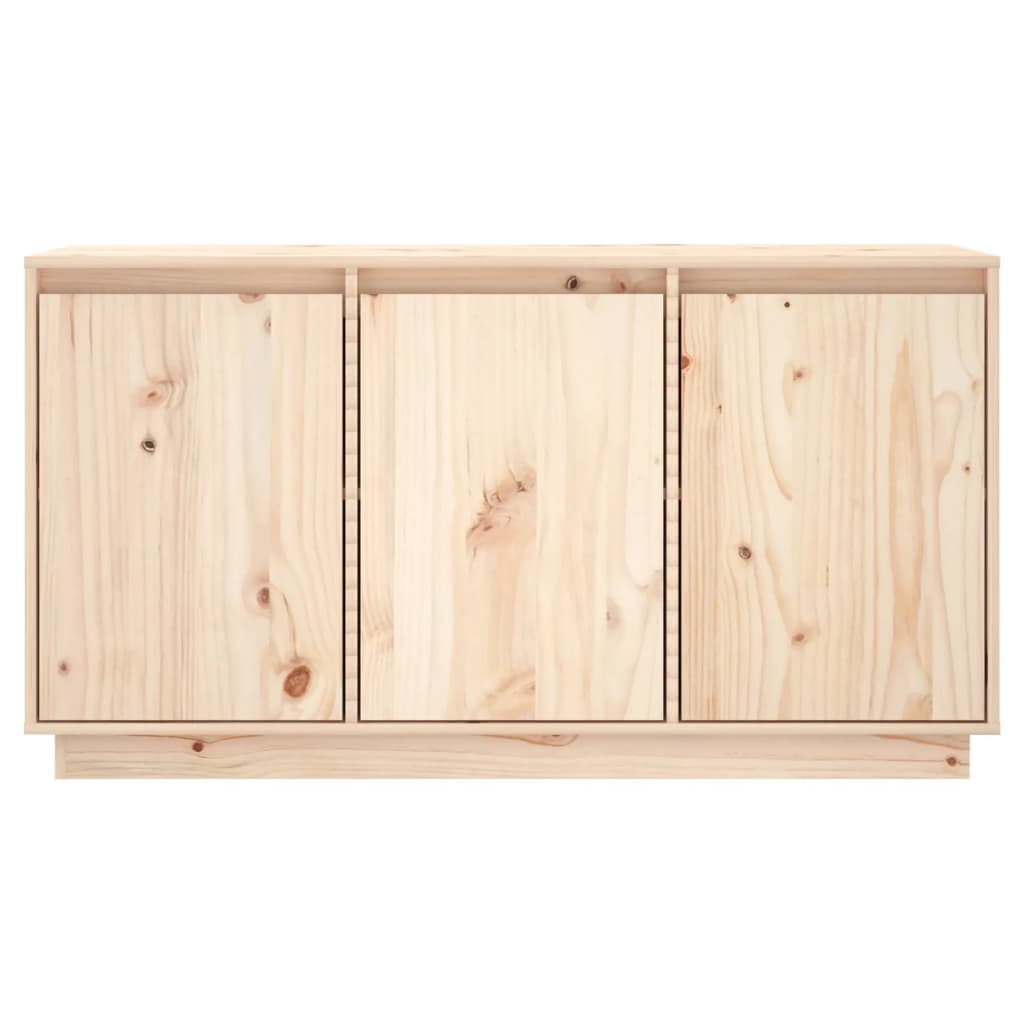 Aparador De Madera Maciza De Pino 111x34x60 Cm / Vetonek_3