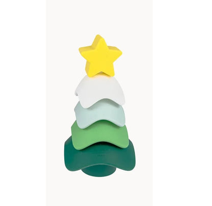 Juguete Apilable Educativo De Silicona Para Bebé · Set Sensorial · Diseño Navideño Althea Living Multicolor_5