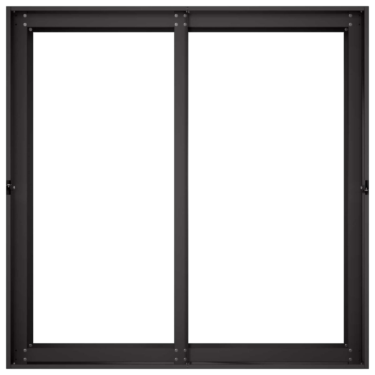 Macetero De Jardín Negro 80 X 80 X 60 Cm Acero Laminado En Frío_3