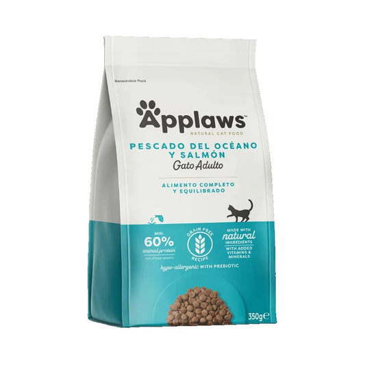 Applaws Cat Dry Adulto Pescado y Salmón 350 g Pienso natural para gatos grain free