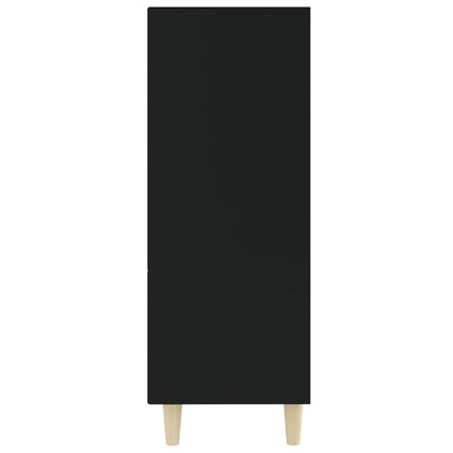 Aparador De Madera Contrachapada Negro 69,5x32,5x90 Cm / Vetonek_0