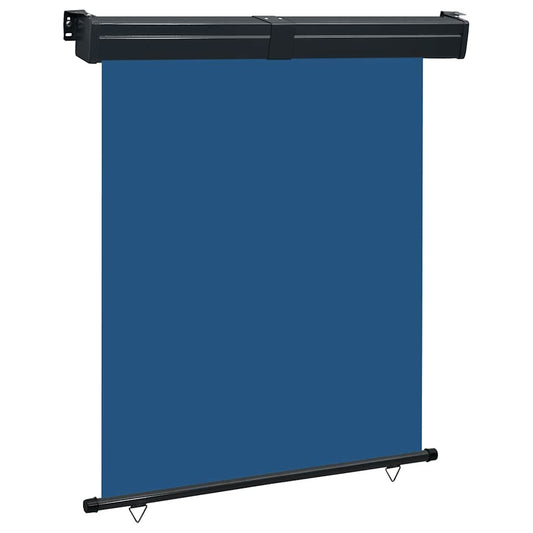 Vidaxl Toldo Lateral De Balcón Azul 145x250 Cm_0