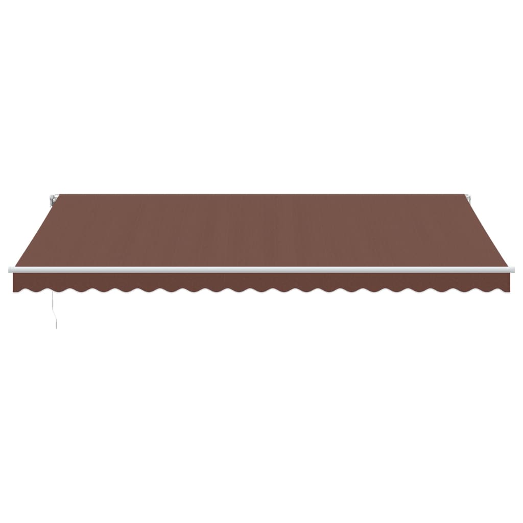 Toldo Retráctil Automático Marrón 500x350 Cm_2