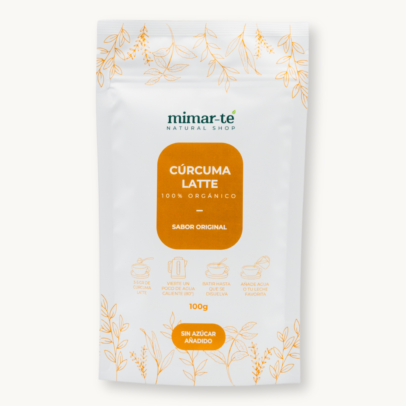 Cúrcuma Latte 100% Eco Mimar-té 100g_0