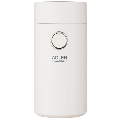 Molinillo Café Eléctrico Especias, Semillas, Capacidad 75g Cuchillas Acero Inox. Tapa Hermética Adler Ad4446-ws, Blanco, 150w_0