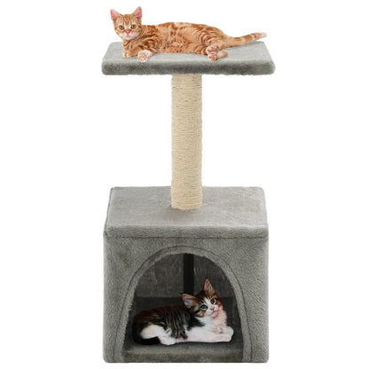 Vidaxl Rascador Para Gatos Con Poste De Sisal 55 Cm Gris_1