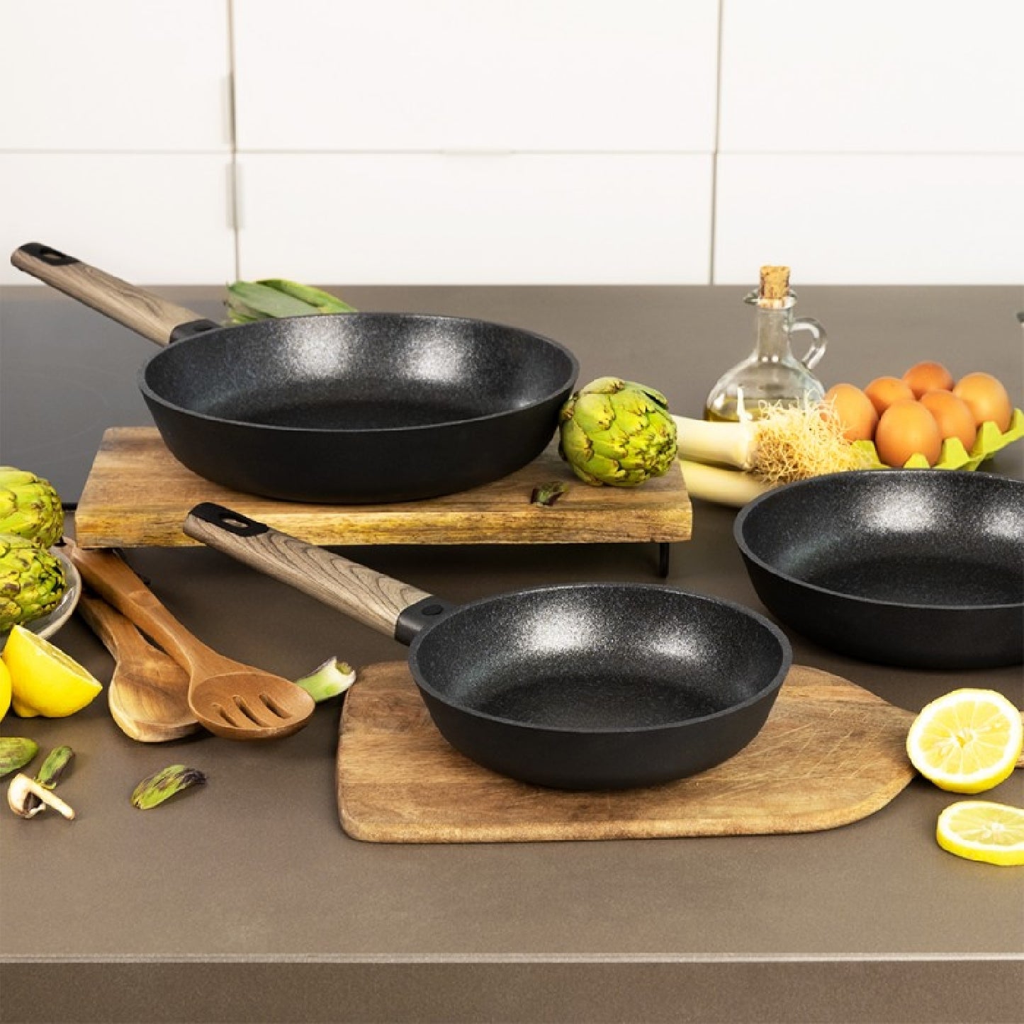 Cecotec Set De Sartenes Polka Excellence 20-24-28 Bucket Set Force_1