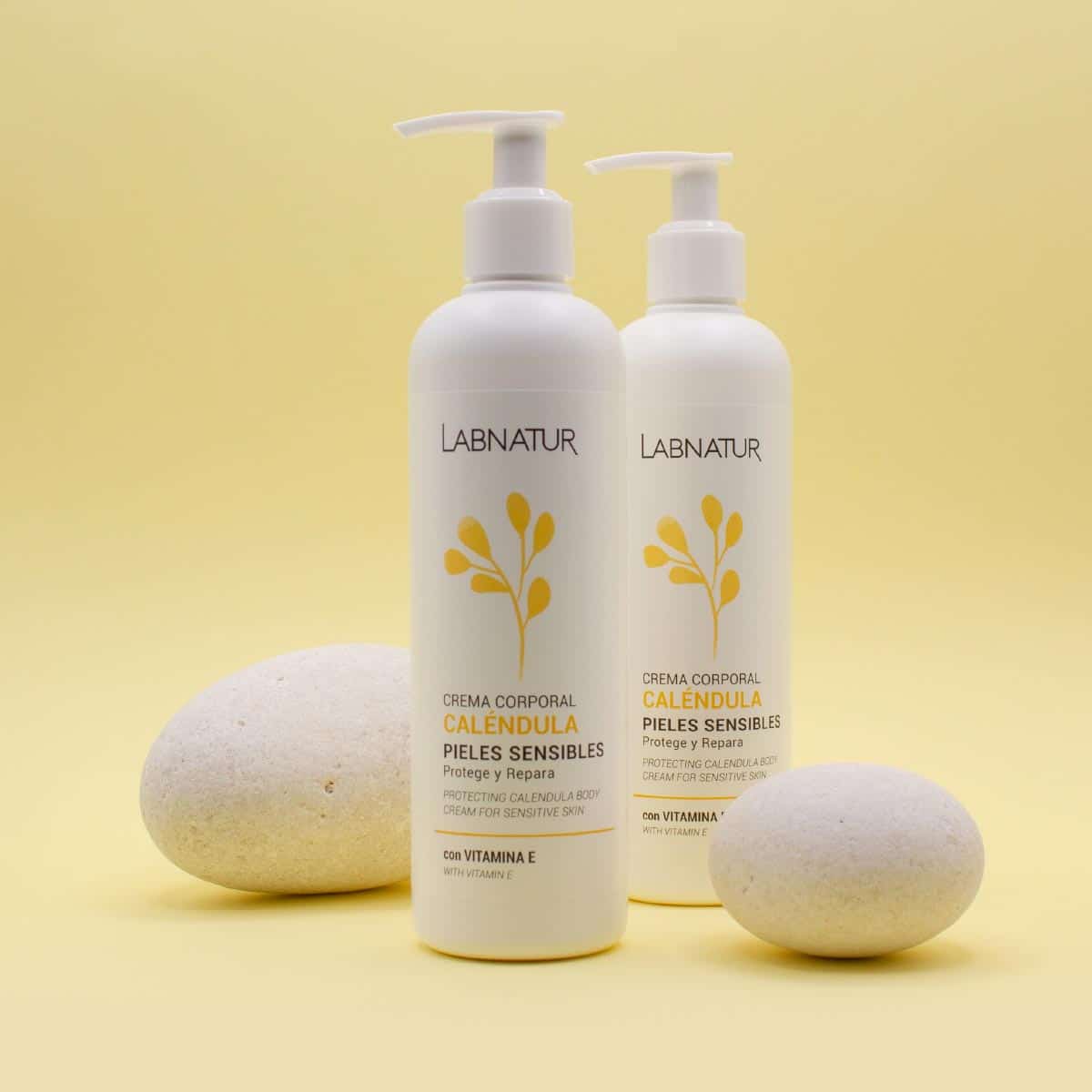 Crema Corporal de Caléndula Labnatur 400 ml | Hidrata, Calma y Protege | Piel Sensible y Delicada | Uso Diario | Vegano_3