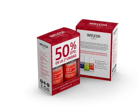 Duplo Desodorante Roll-on Granada 50ml Weleda