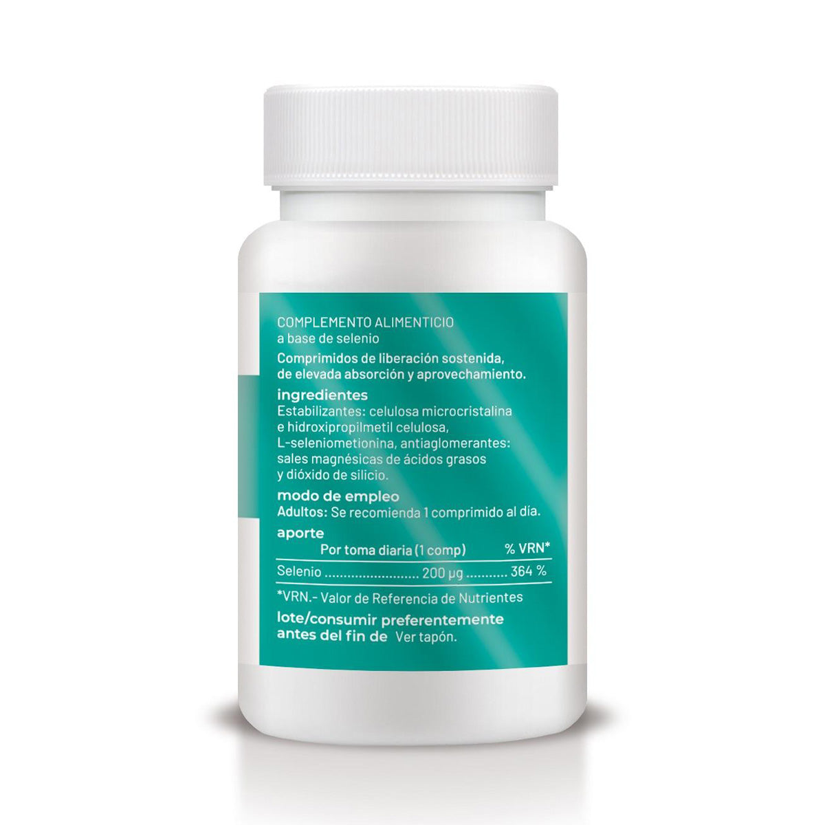 Selenio liberación sostenida, Soria Natural, 90 comprimidos