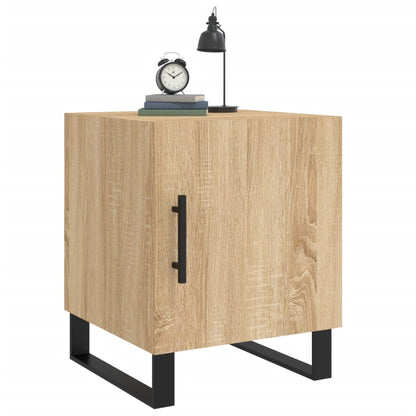 Mesitas Noche 2 Uds Madera Ingeniería Roble Sonoma 40x40x50 Cm_2