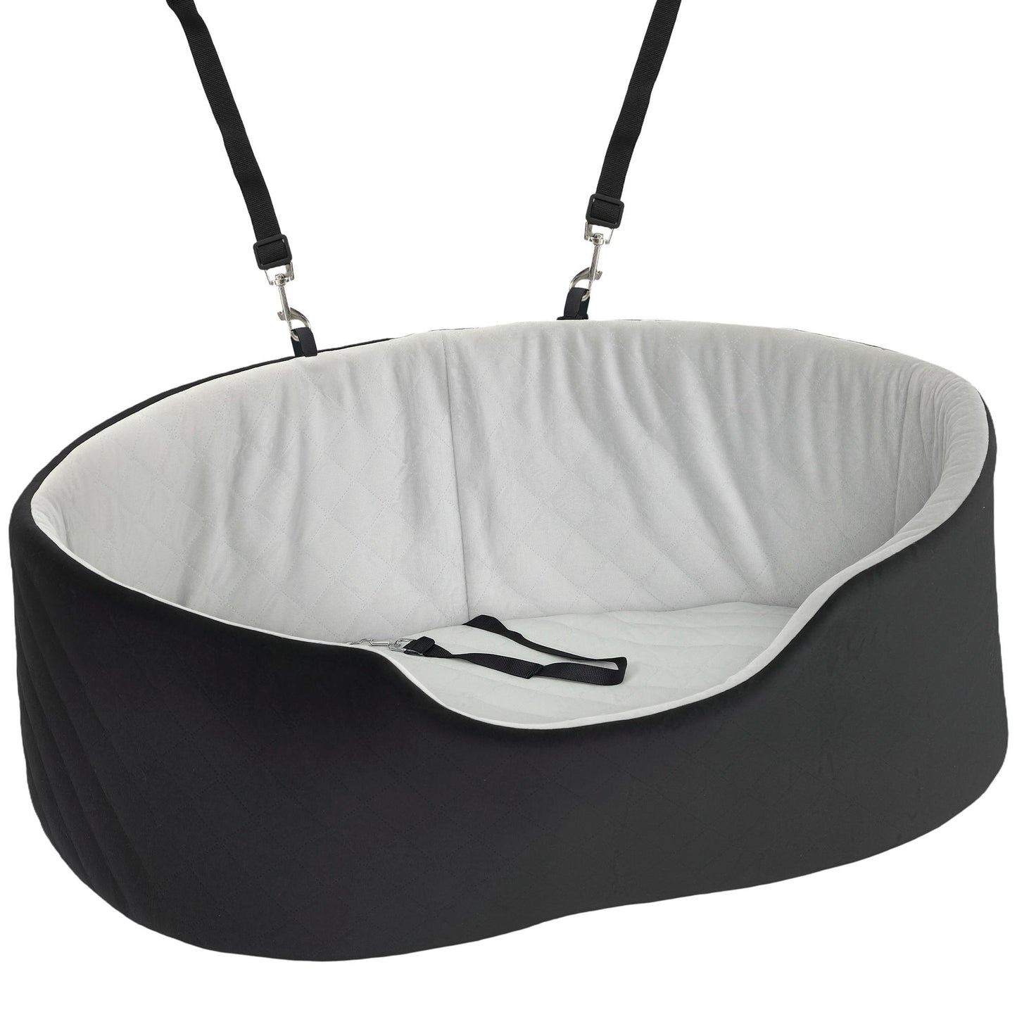 Pawhut Asiento De Coche Para Perros Pequeños Y Medianos Con Funda Extraíble_0