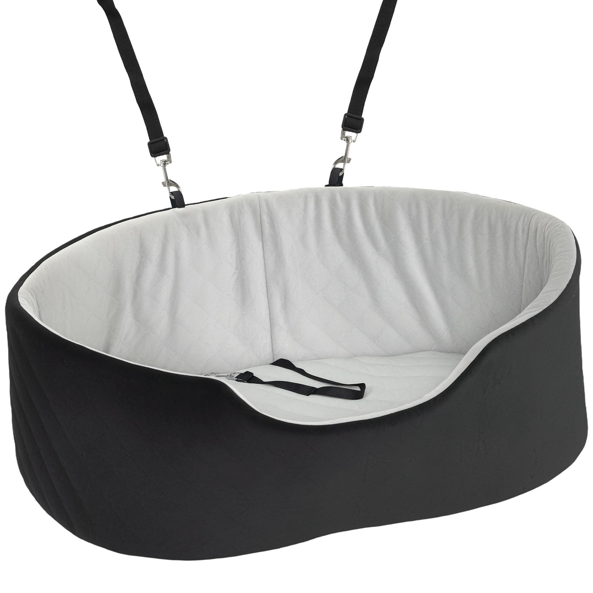 Pawhut Asiento De Coche Para Perros Pequeños Y Medianos Con Funda Extraíble_0