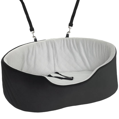 Pawhut Asiento De Coche Para Perros Pequeños Y Medianos Con Funda Extraíble_0