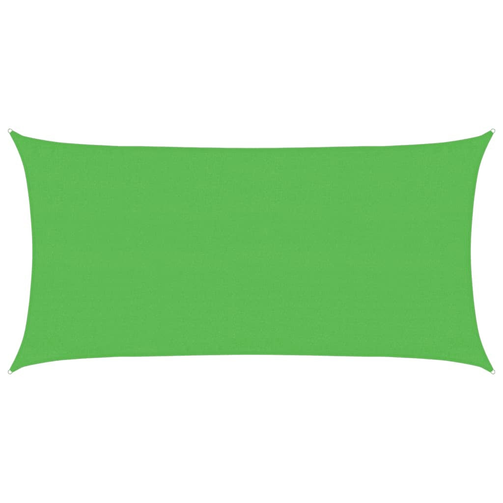 Vidaxl Toldo De Vela Hdpe Verde Claro 160 G/m² 3x6 M_0